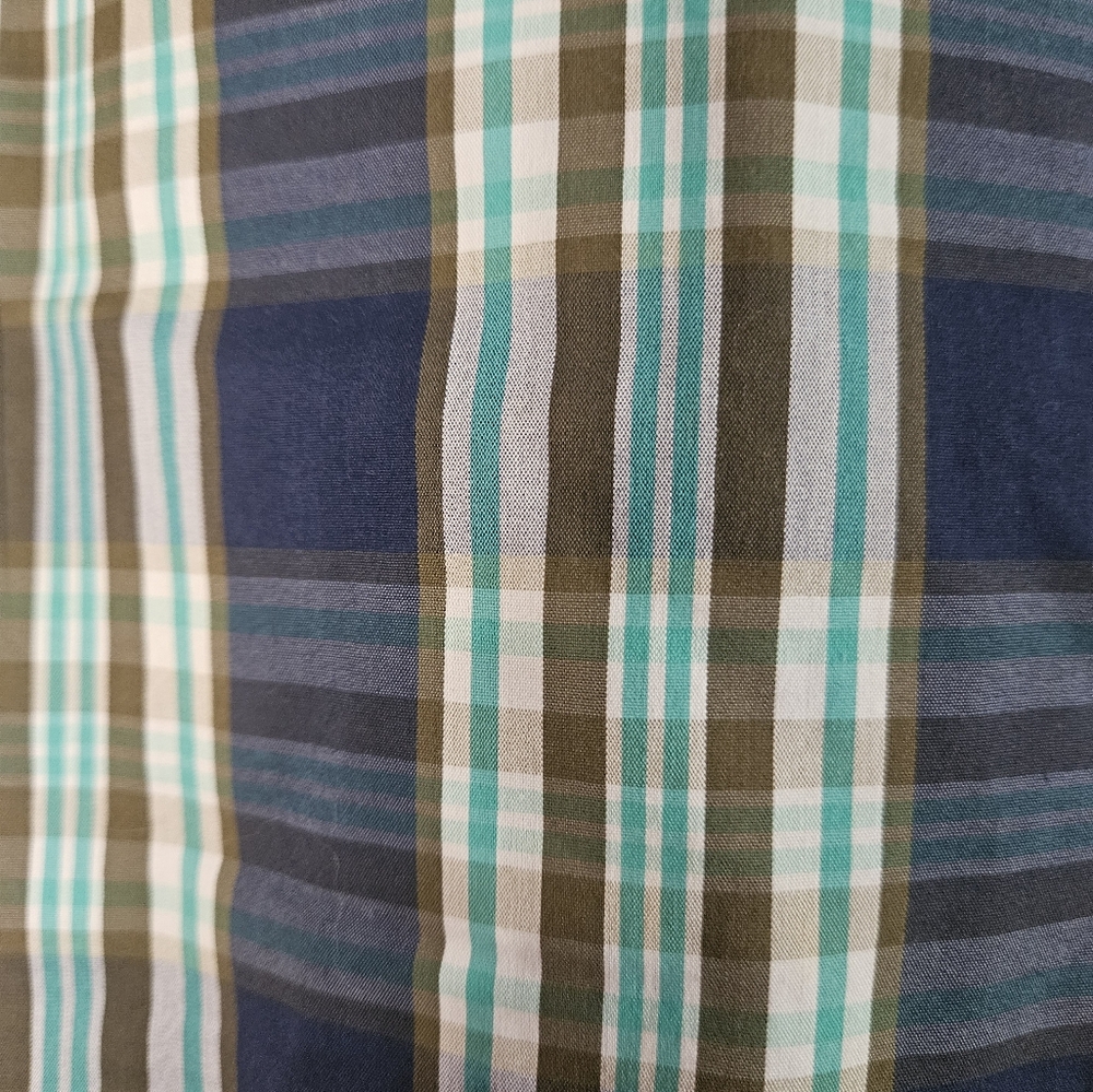 NWOT Talbots blue green coastal plaid shift dress Womens 8 - Picture 4 of 8